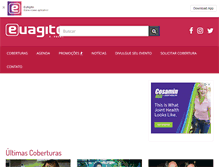 Tablet Screenshot of euagito.com.br